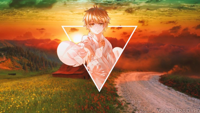 Аниме на рабочий стол парни