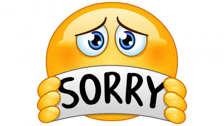 Извиняющийся смайлик