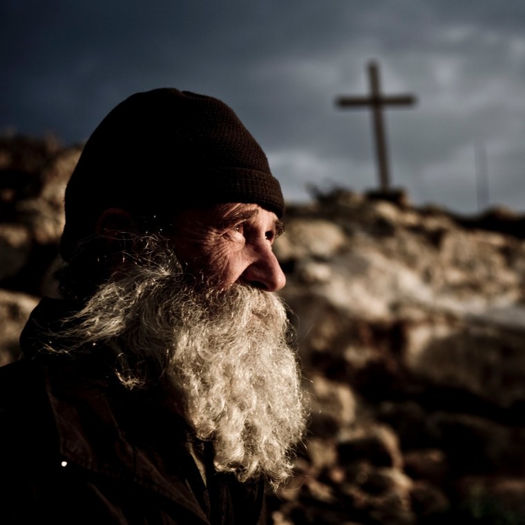 Афонские монахи