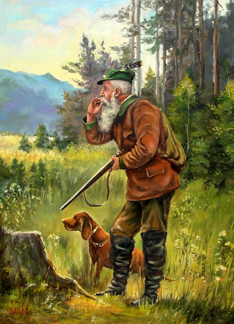 Охотник с дробовиком