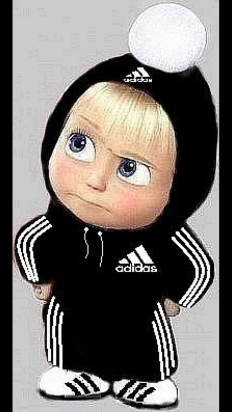 Маша и медведь Маша в адидасе