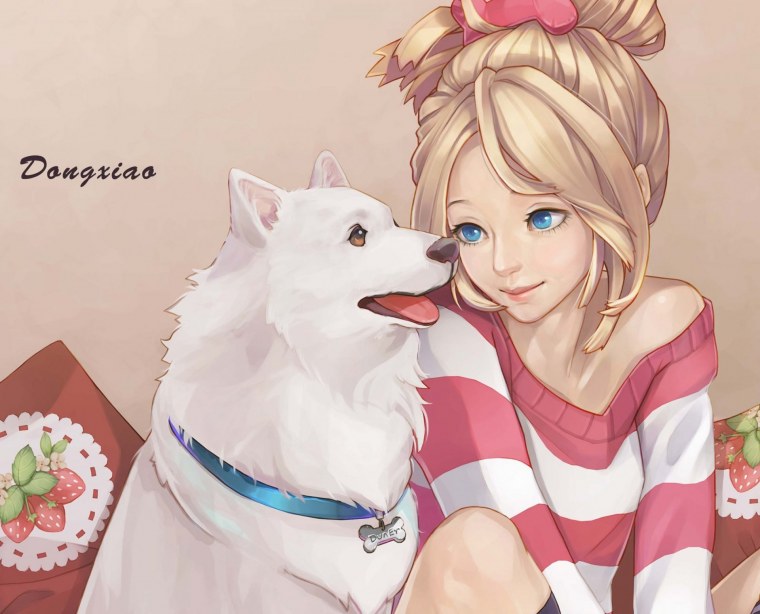 Девочка арт