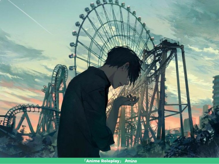 Атмосферный арт парень