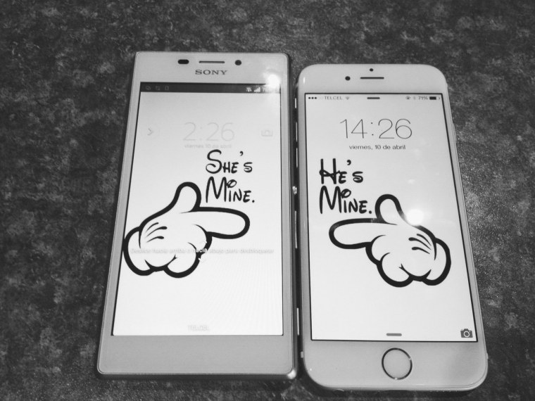 Парные живые обои для двух телефонов