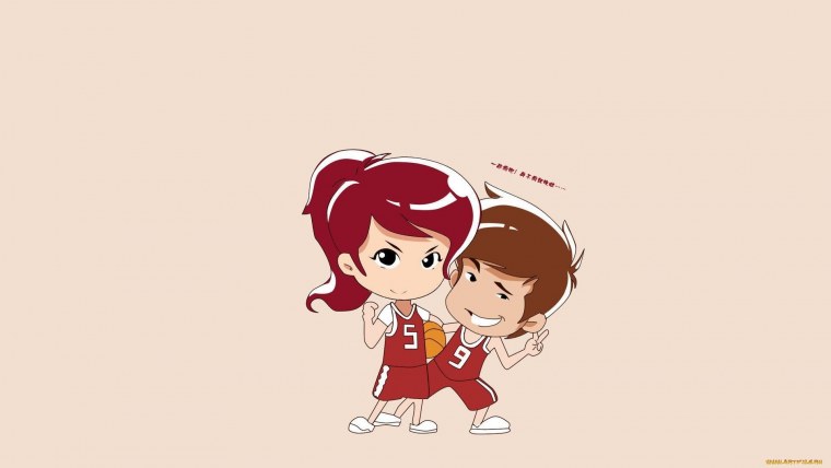 Парные обои для подруг