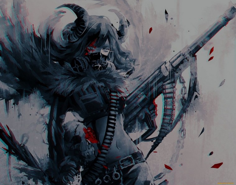 Человек с оружием арт