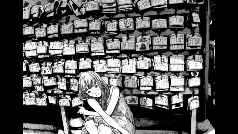 Чёрно белые вырезки из манги