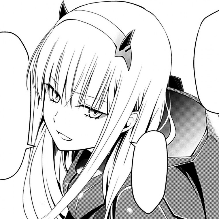 02 Аниме черно белая