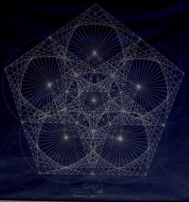 Спираль Фибоначчи роза