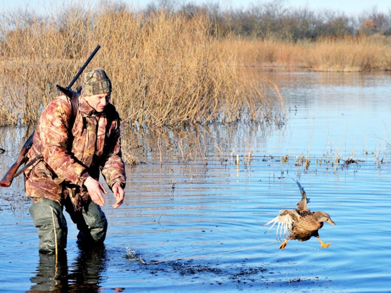 Засада для охоты на уток