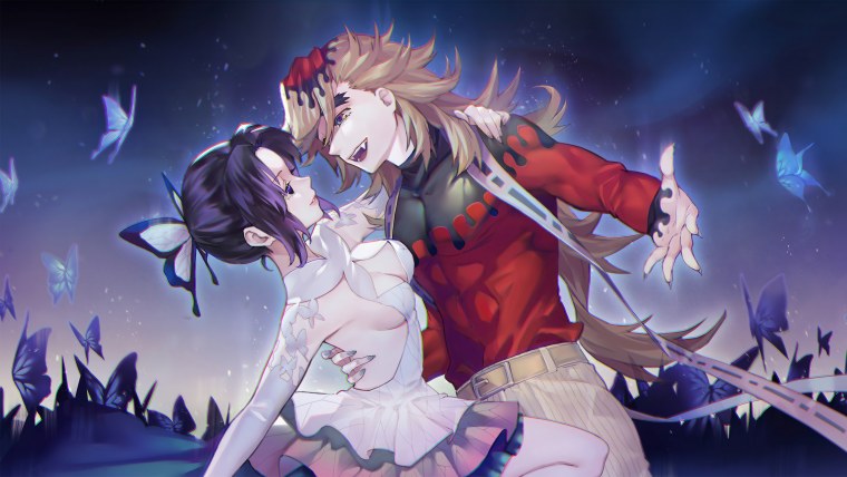 Demon Slayer Томиока и Шинобу