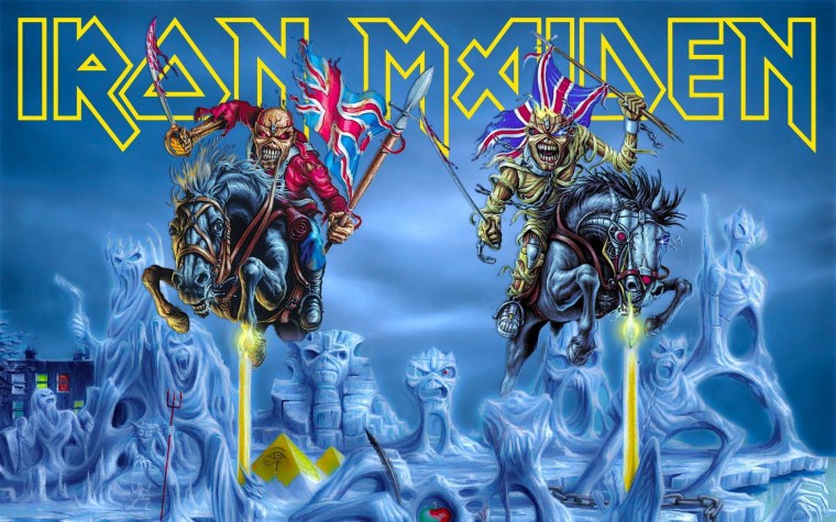 Постеры группы Iron Maiden