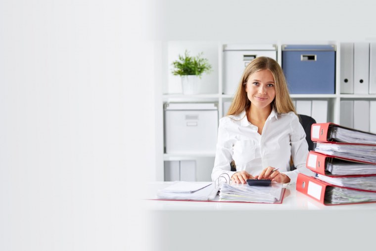 Девушка бухгалтер