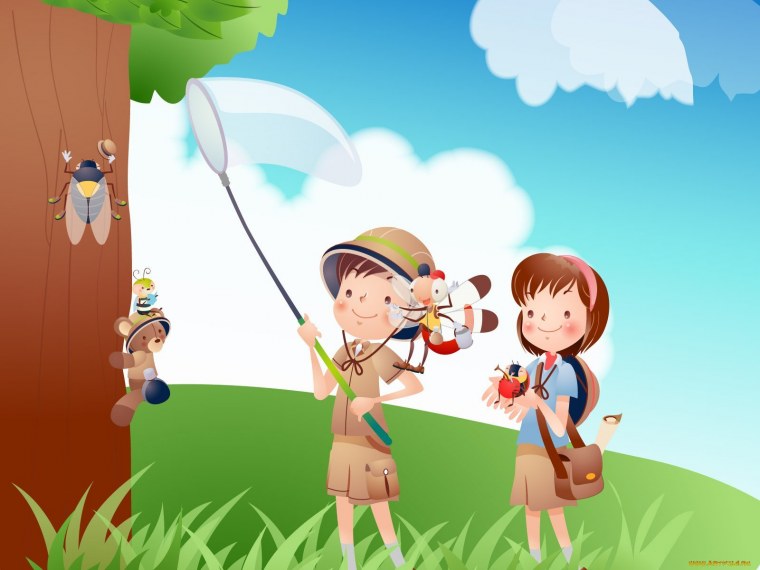 Фон для презентации летний лагерь