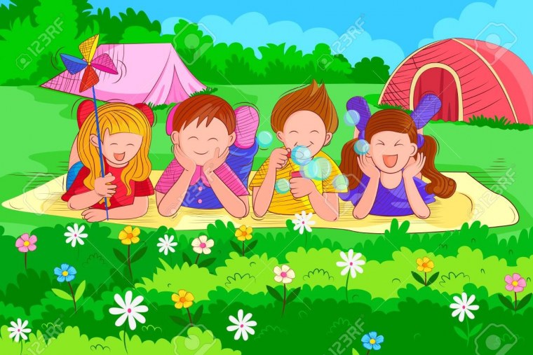 Летние каникулы мультяшные