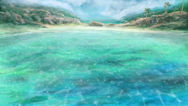 Бирюзовый пейзаж