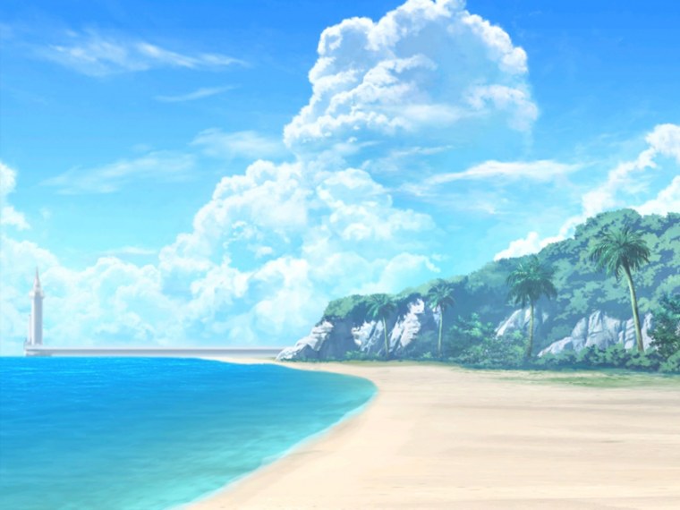 Фон пляжа для гача лайф