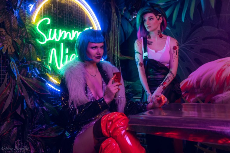 Киберпанк Эвелин Паркер