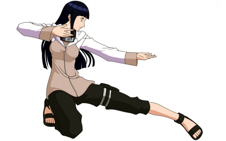 Хината Хуга на белом фоне