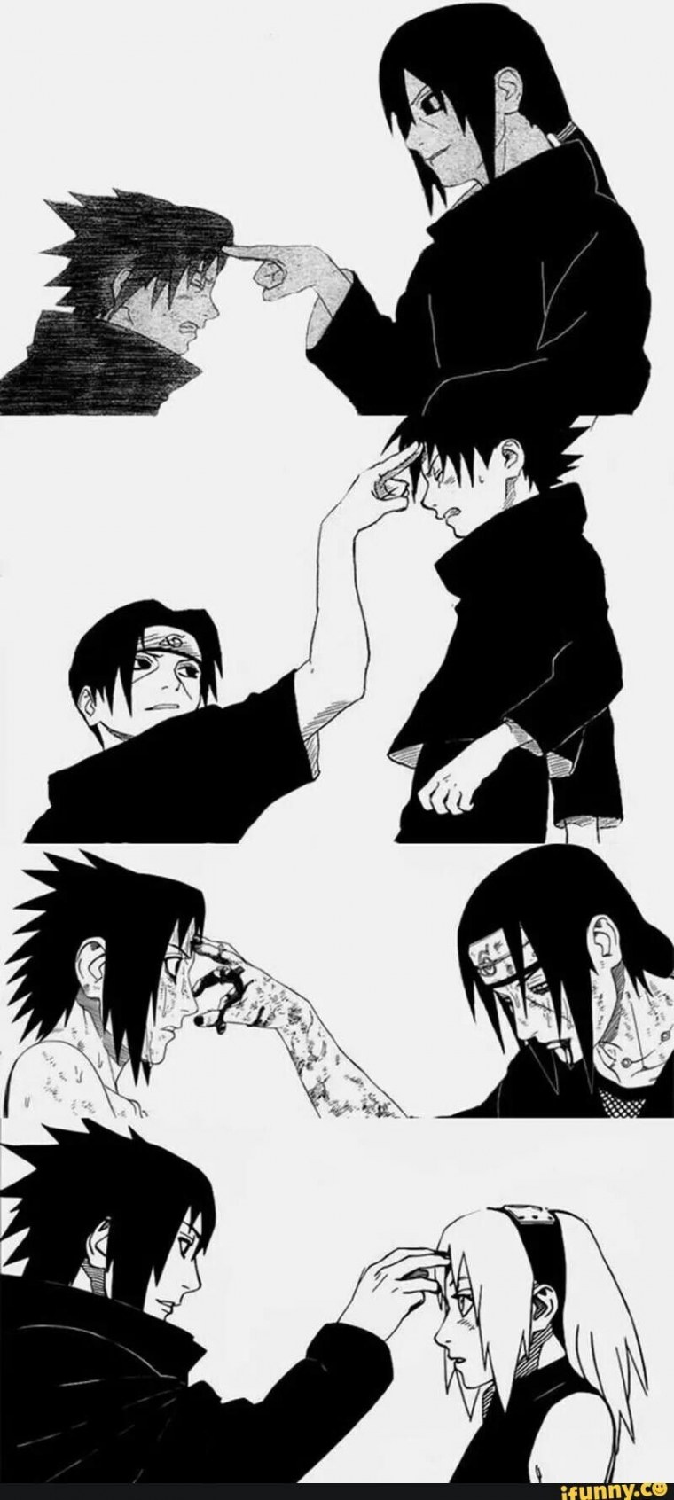 Итачи и Саске Манга