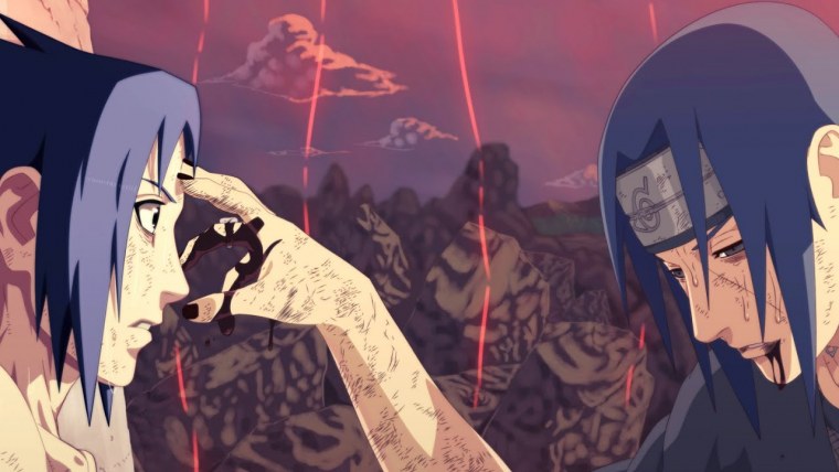 Аниме Наруто смерть Итачи