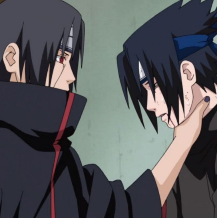 Итачи душит Саске
