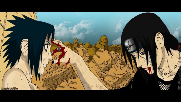 Итачи и Саске бой