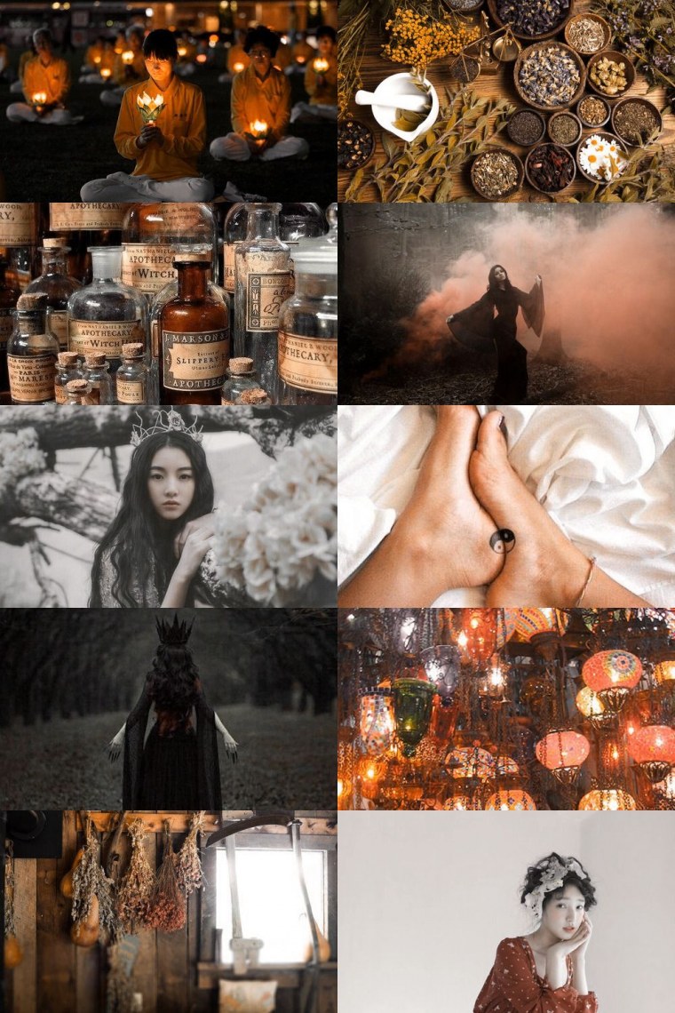 Мудборд ведьмы
