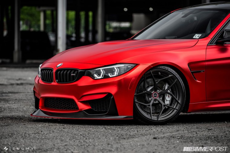 BMW m3 f80 красная