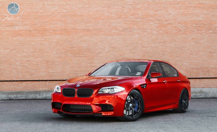 BMW 5 f10 Red