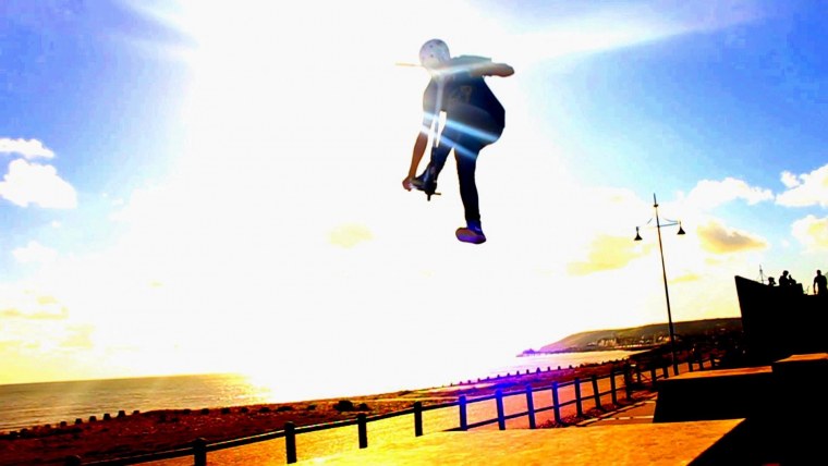 Фон самокат трюковой