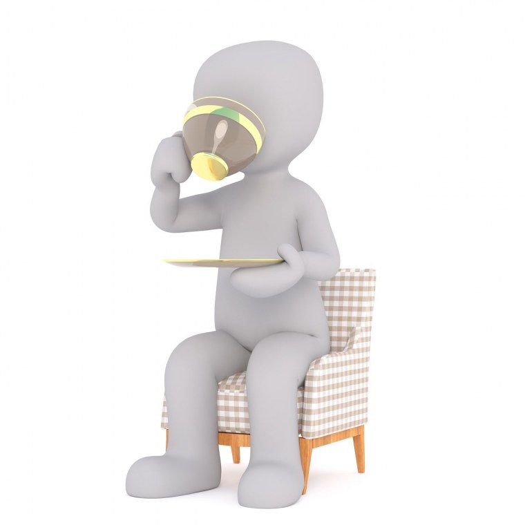 Белый человек 3d