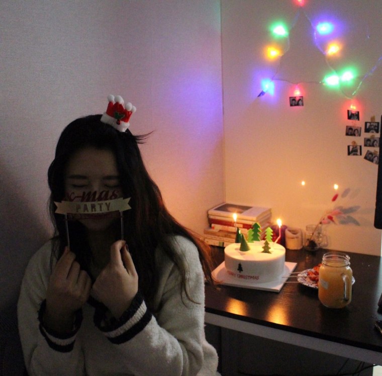 Новогодняя Эстетика кореянки