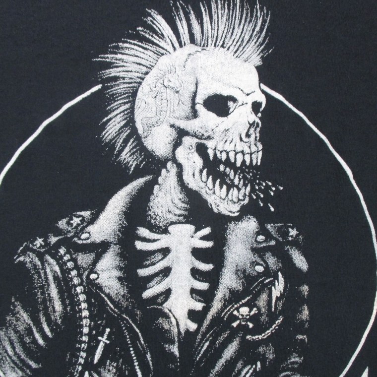 Панк скелет арт