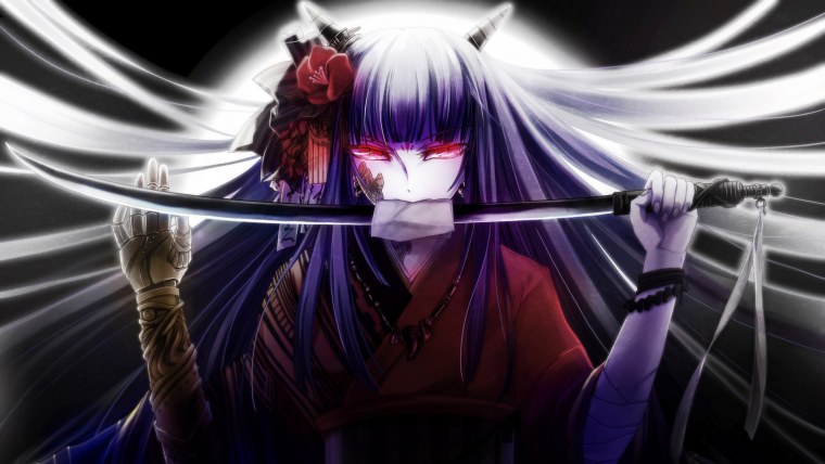 Аниме катана 4к