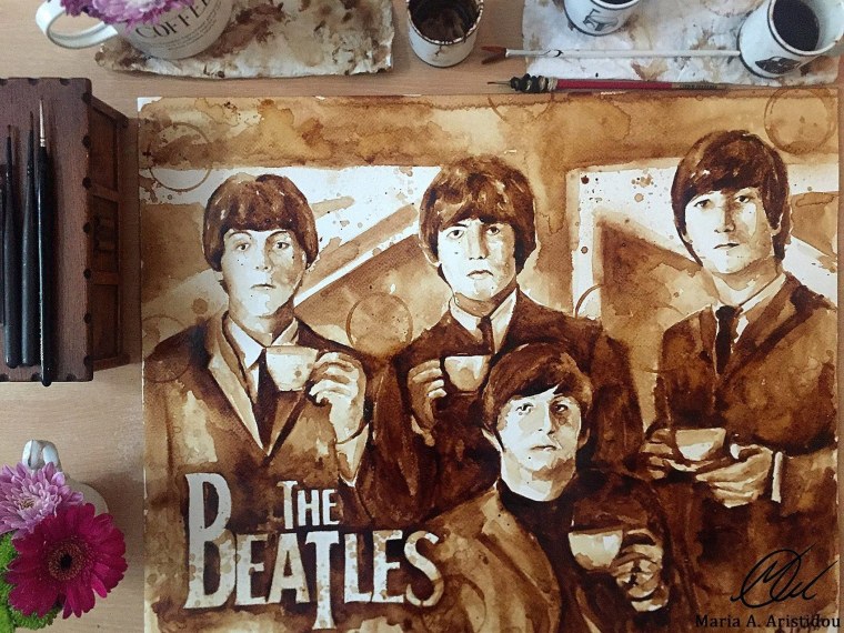 Группа the Beatles обложка