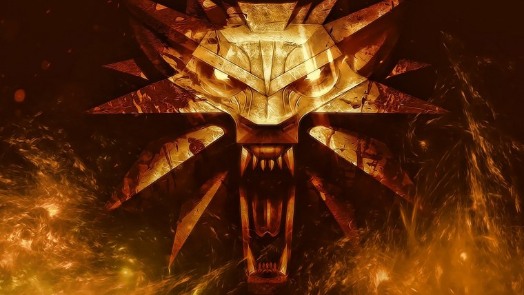 Медальон волка Ведьмак 3 Full HD