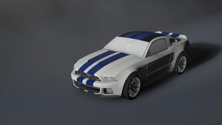 Ford Mustang gt500 Shelby 3d модель
