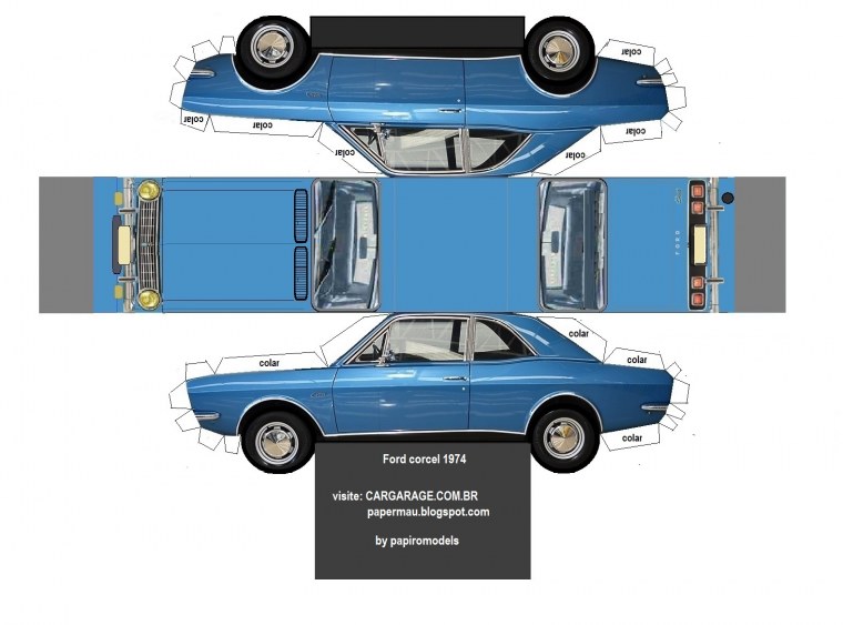 Бумажные машины Форд