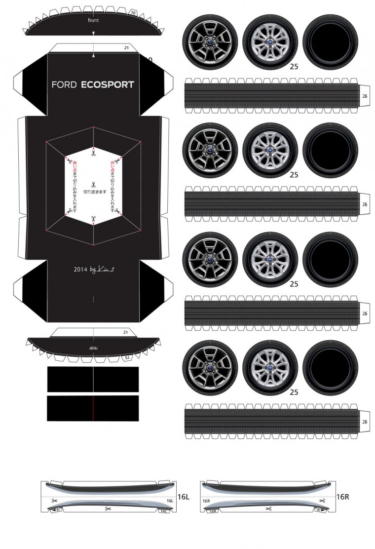 Развертка Форд фокус 2