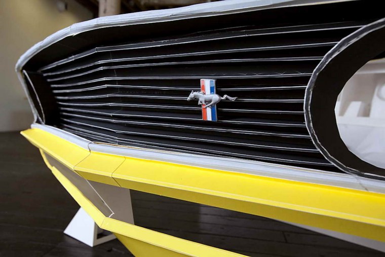 Бумажный Форд Мустанг