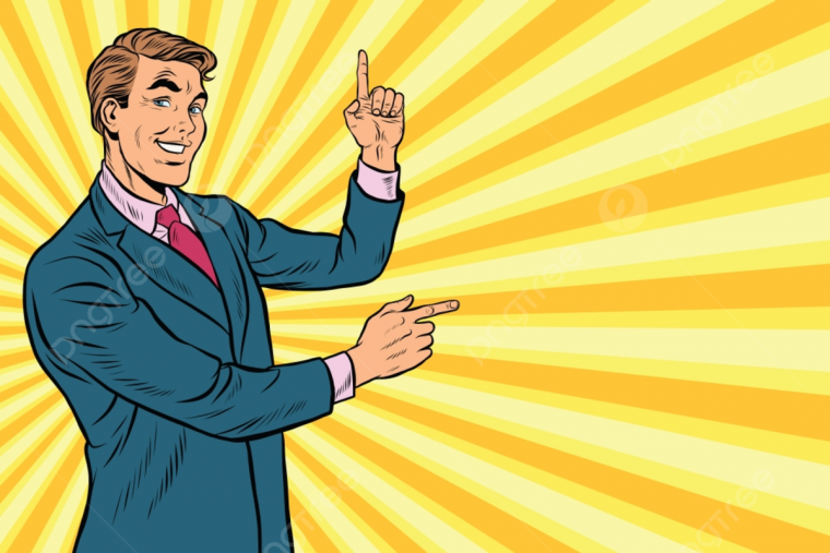 Поп арт бизнесмен