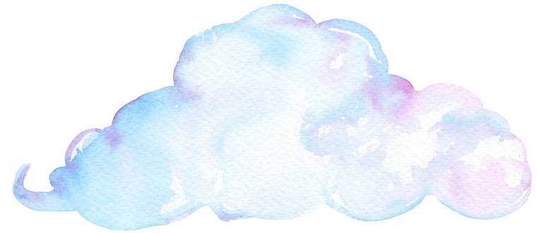 Белое облако на прозрачном фоне