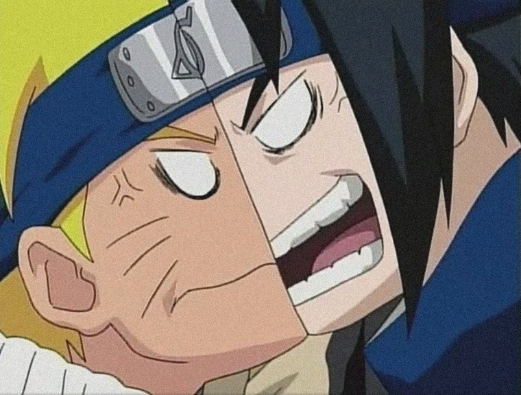 Наруто и Саске стоп Кадр