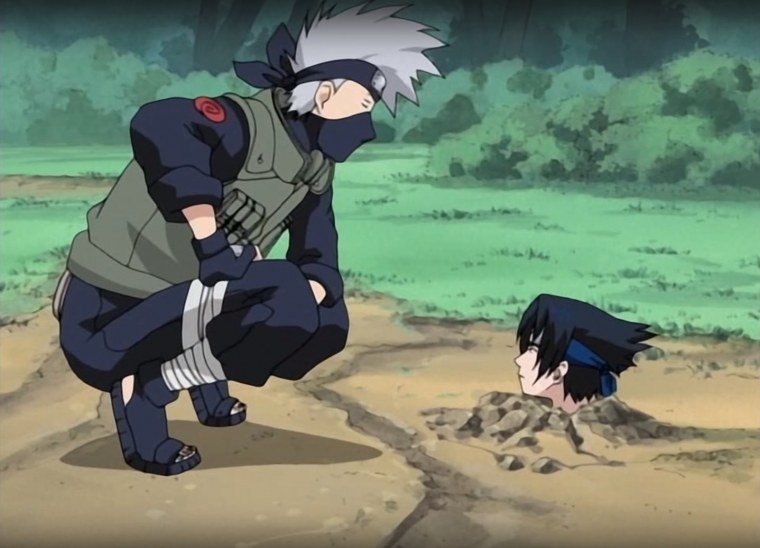 Наруто,Какаши,Саске смешно