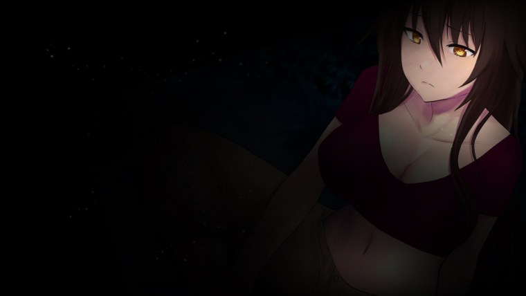 Монохромные аниме обои