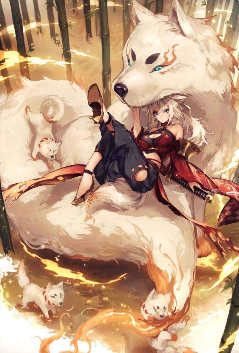 Человек собака аниме