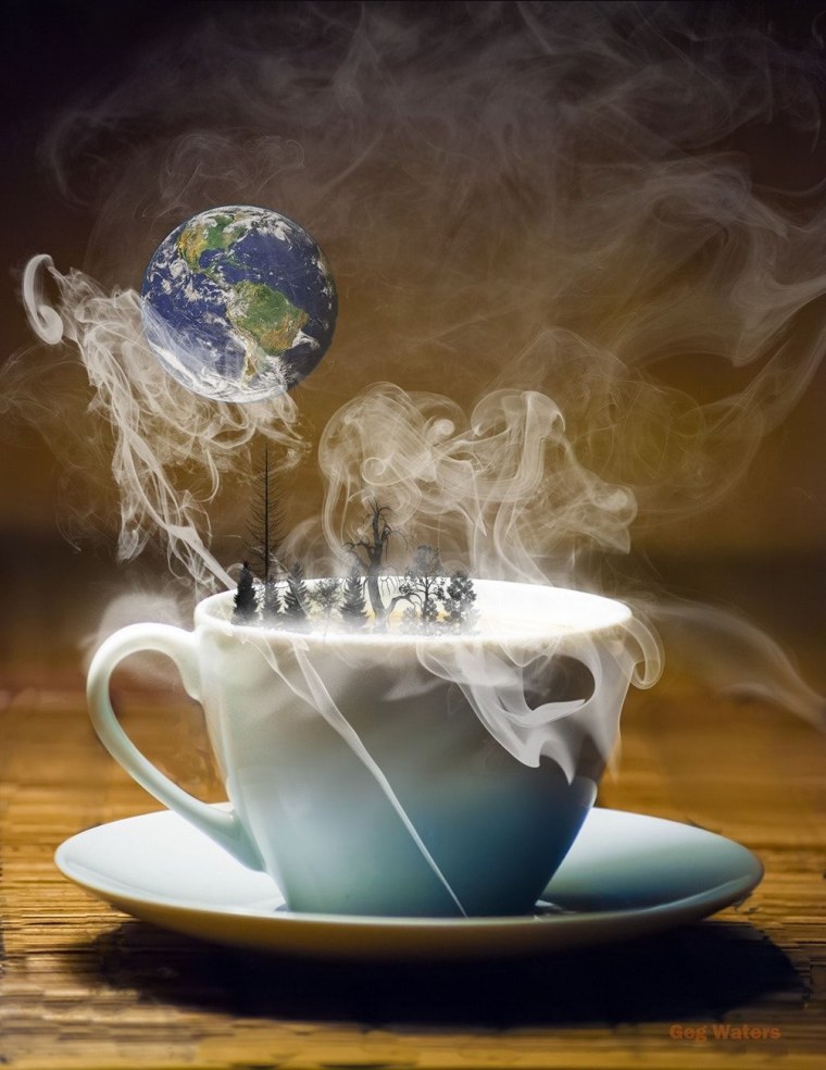 Чашка кофе сюрреализм