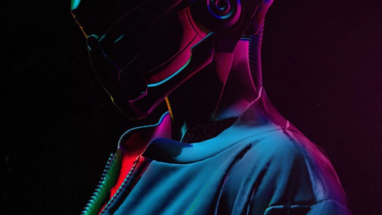 Киберпанк неон Tony Skeor