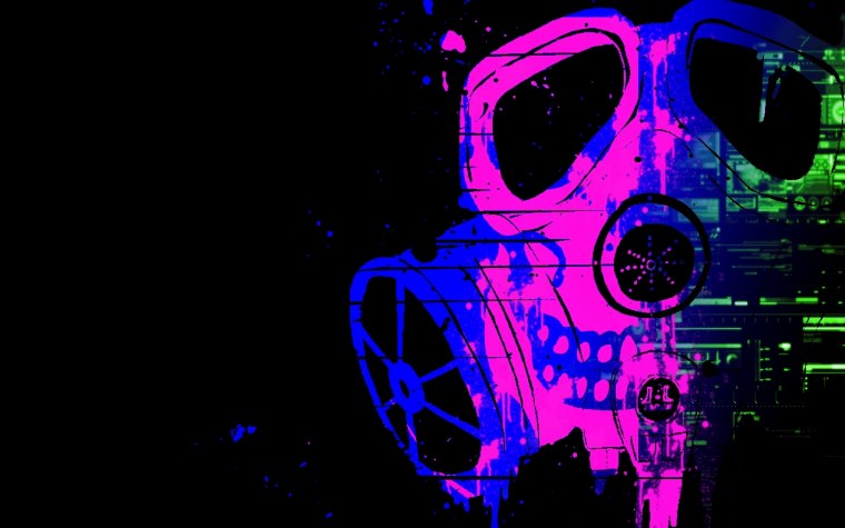 Противогаз арт неон